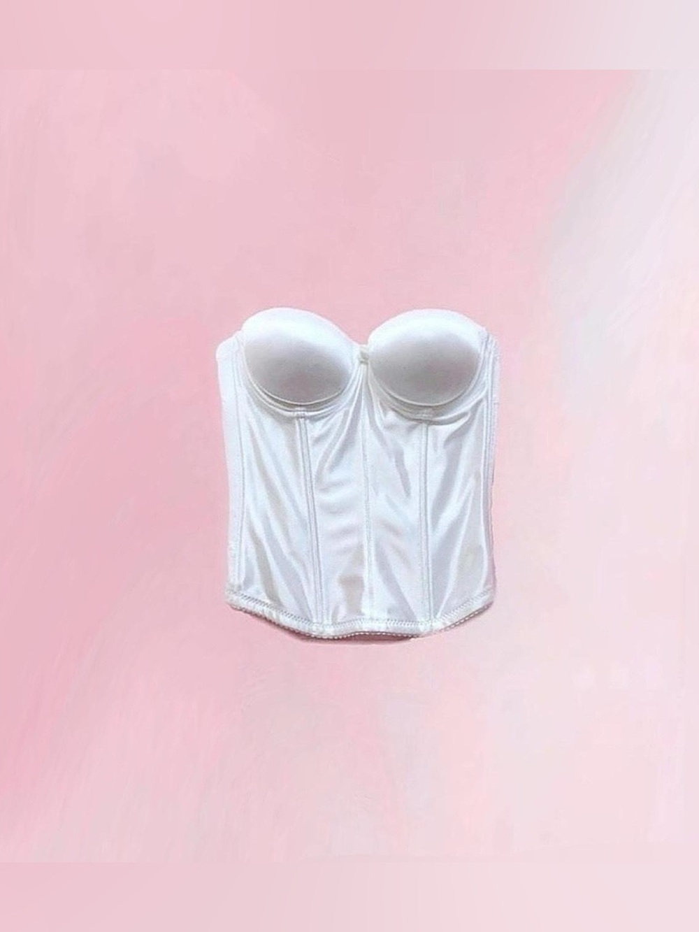 strapless bustier corset